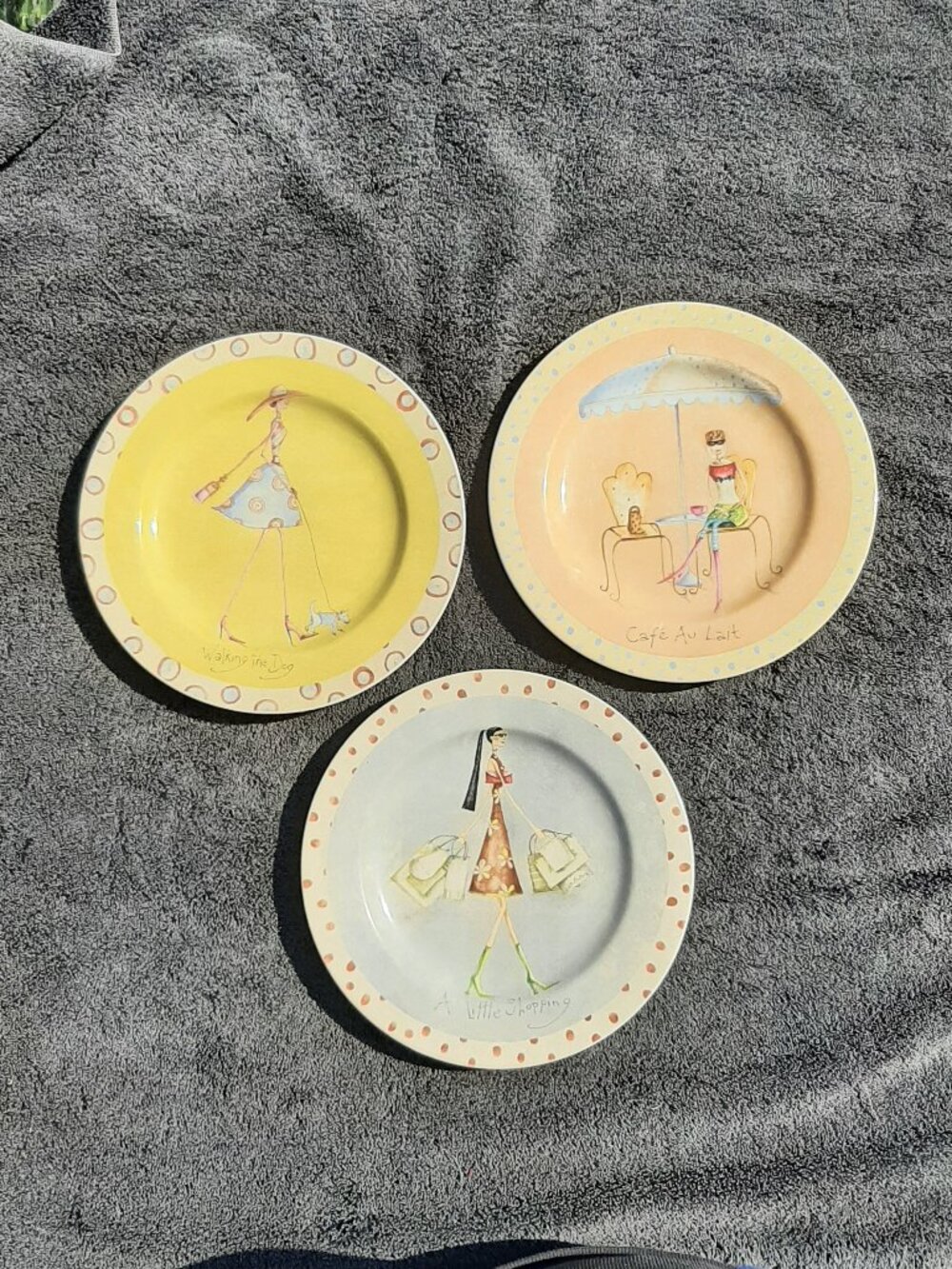 Sakura OUT AND ABOUT Salad Plates (3), 8 1/4"